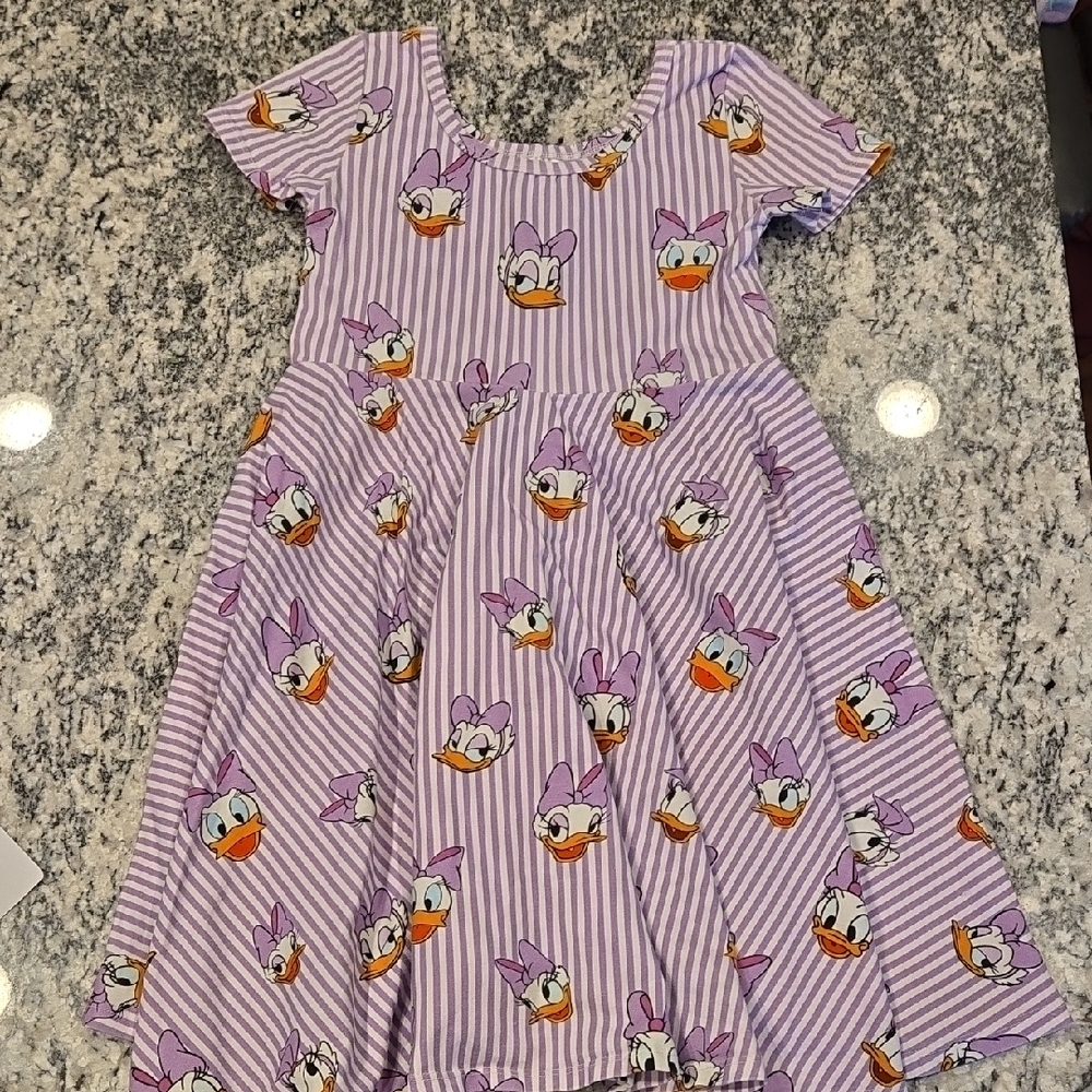 Wild Rich Kids Daisy Duck Stripes Twirl Dress